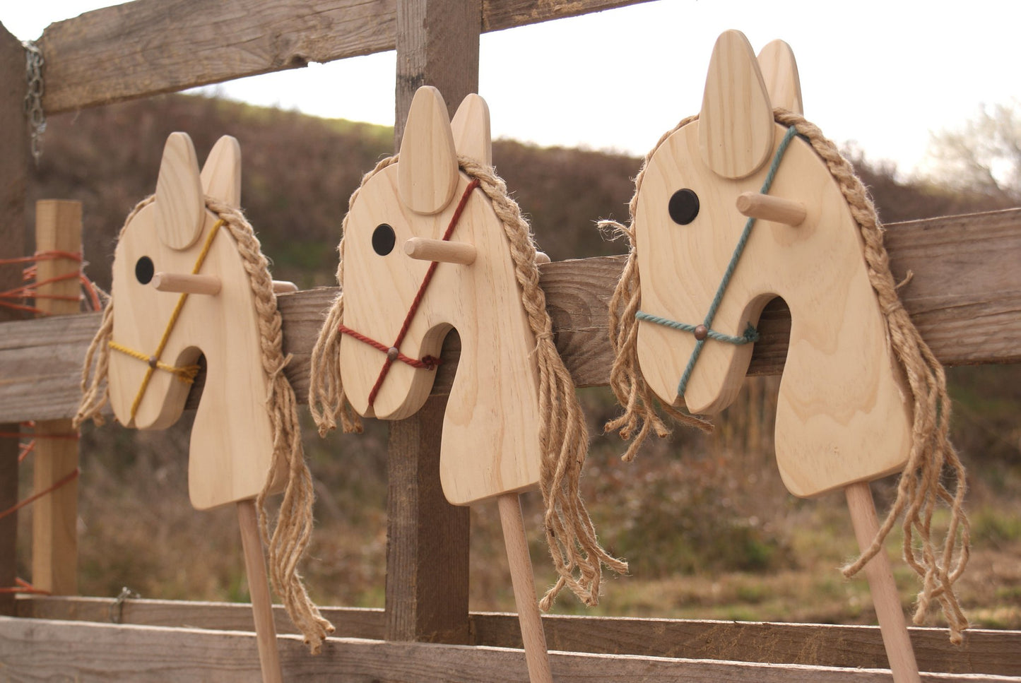 Rustic Wooden Hobby Horse