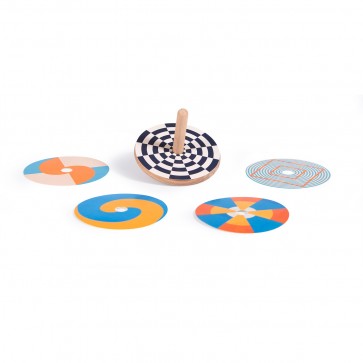 Spinning Top (wood and optical)