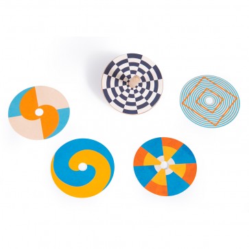 Spinning Top (wood and optical)