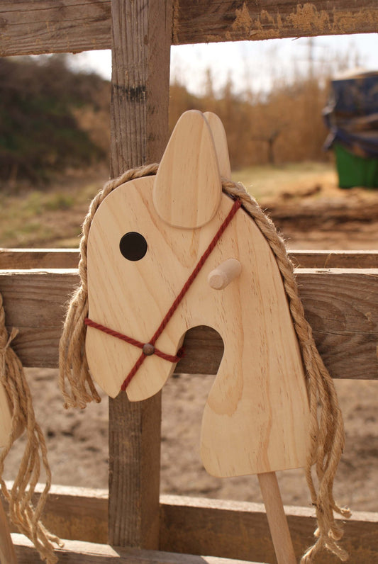Rustic Wooden Hobby Horse