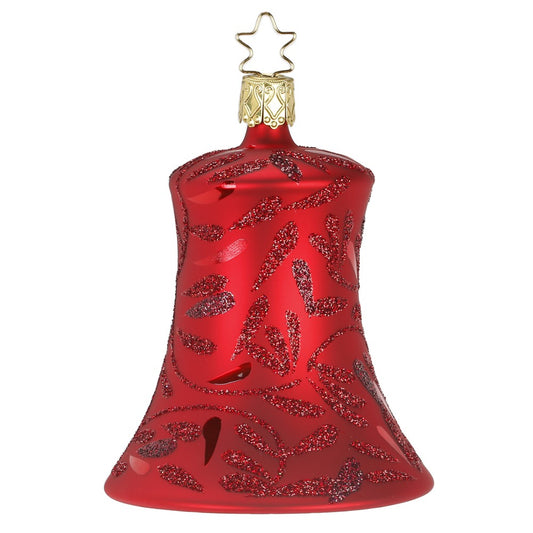 Red Bell Christmas Decoration (glass)