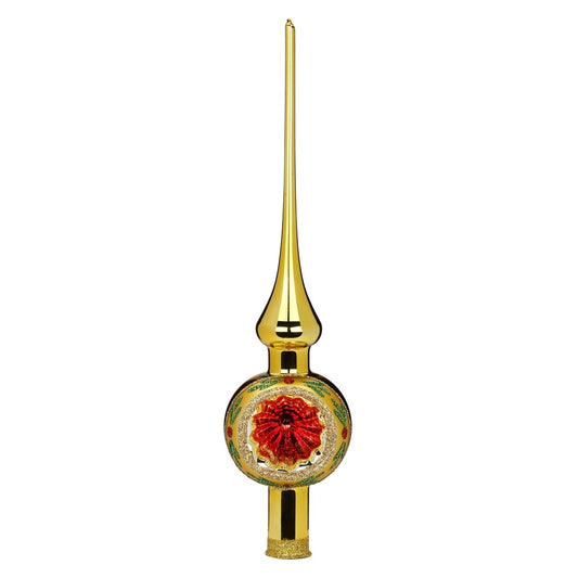 Gold Christmas Tree Topper (glass)
