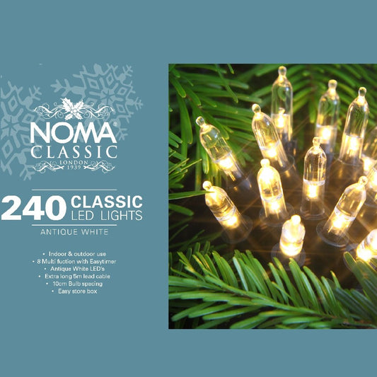 Vintage White Classic Lights 240 LED