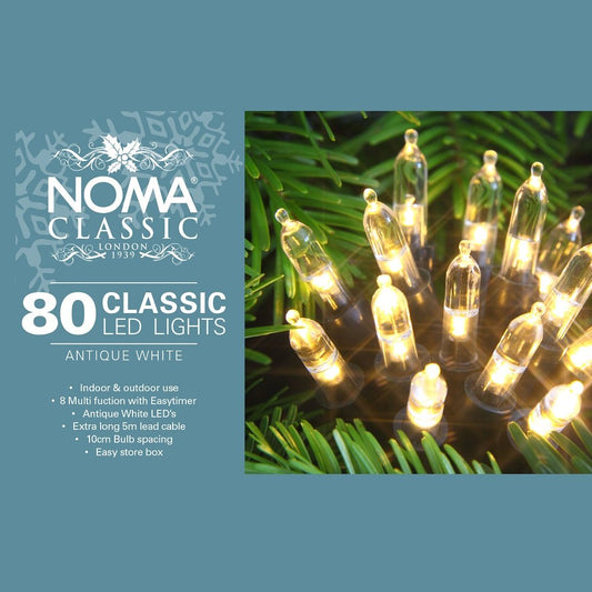 Vintage White Classic Lights 80 LED