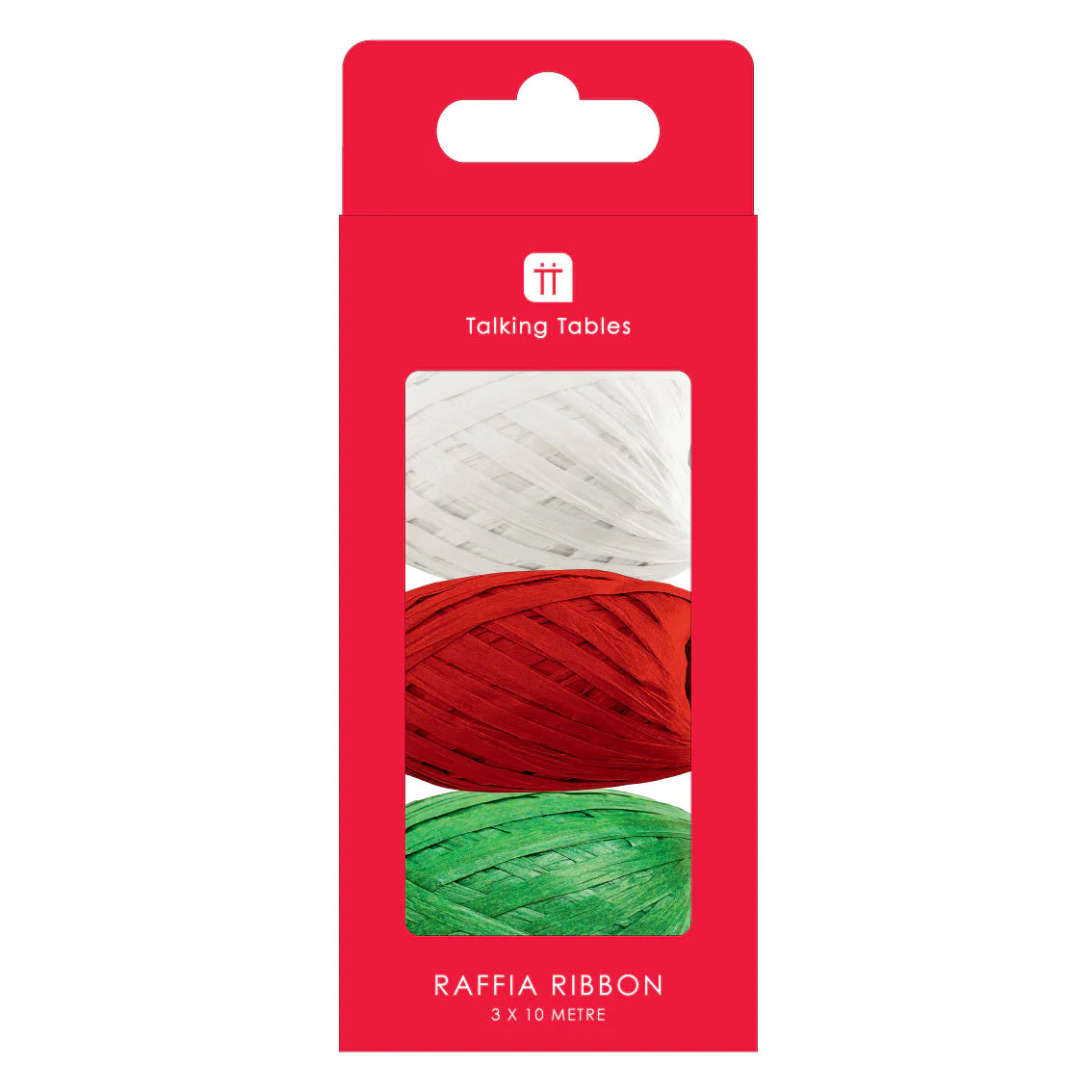 Mix Colour Raffia Sustainable Ribbons - 3 Pack