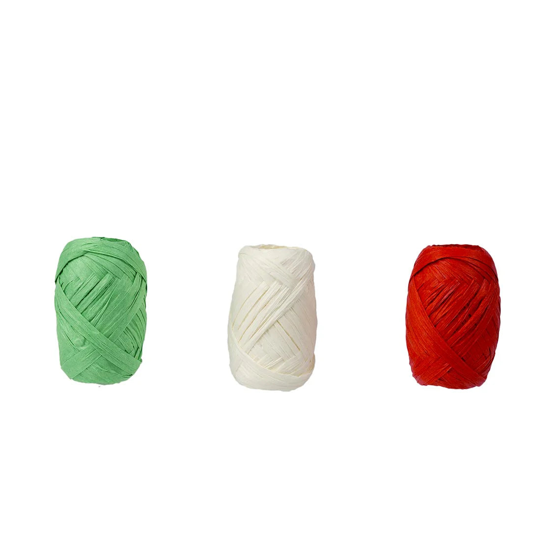 Mix Colour Raffia Sustainable Ribbons - 3 Pack