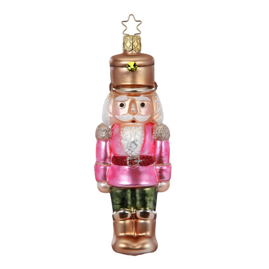 Glass Christmas Decoration 'The Nutcracker' Handmade