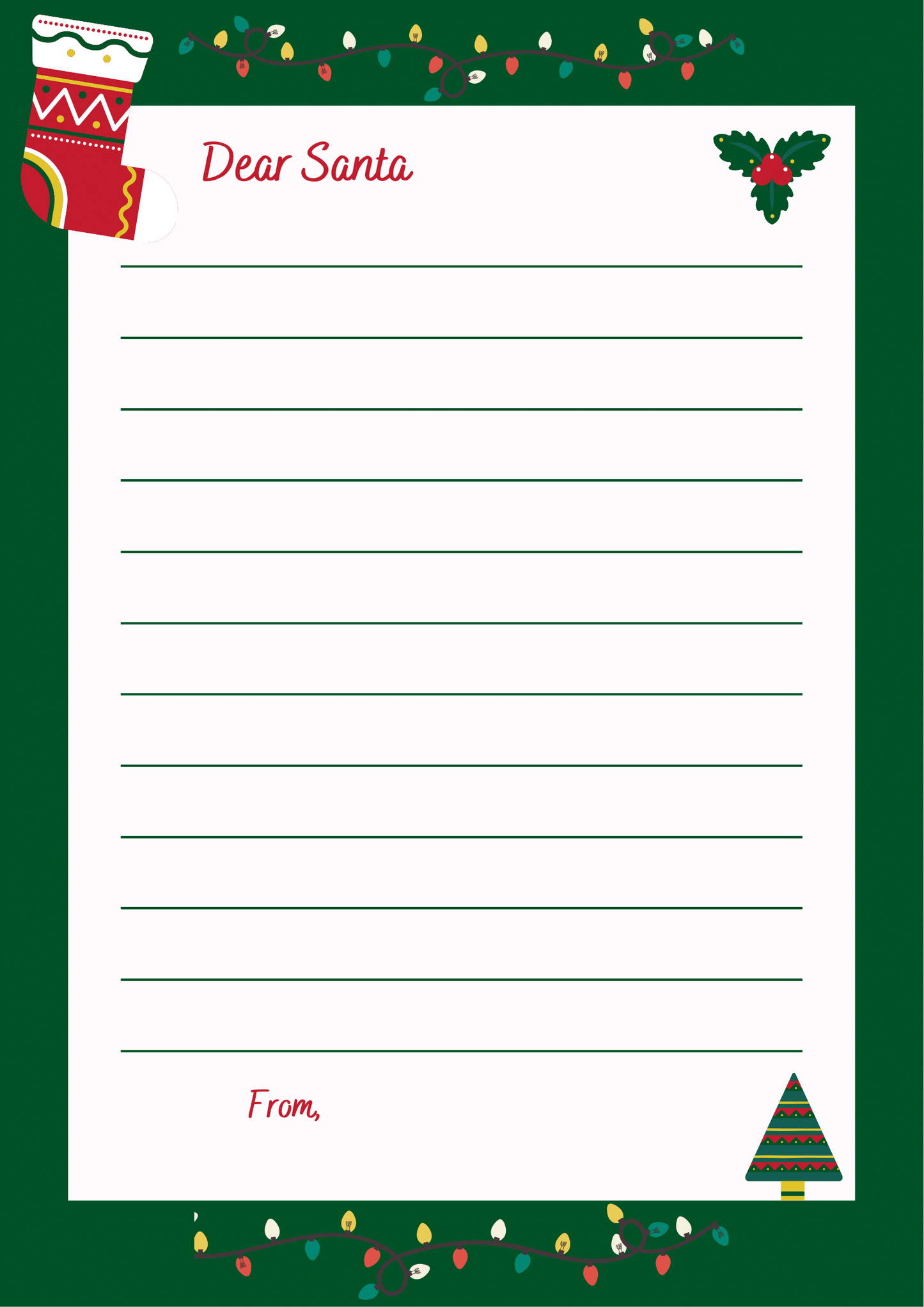 Sustainable Santa Letters Pack by Locky's Wonder Emporium