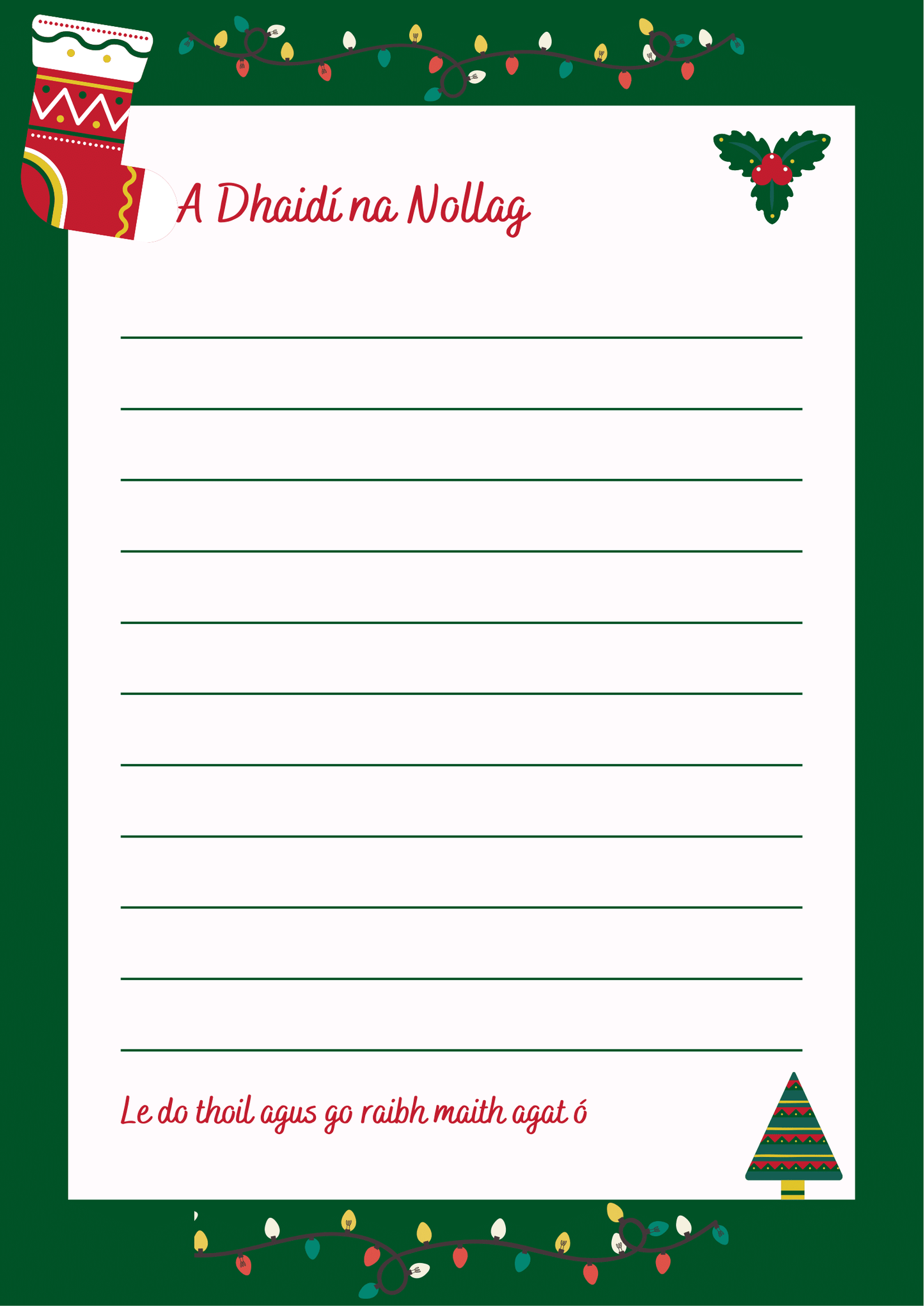 Sustainable Santa Letters Pack by Locky's Wonder Emporium