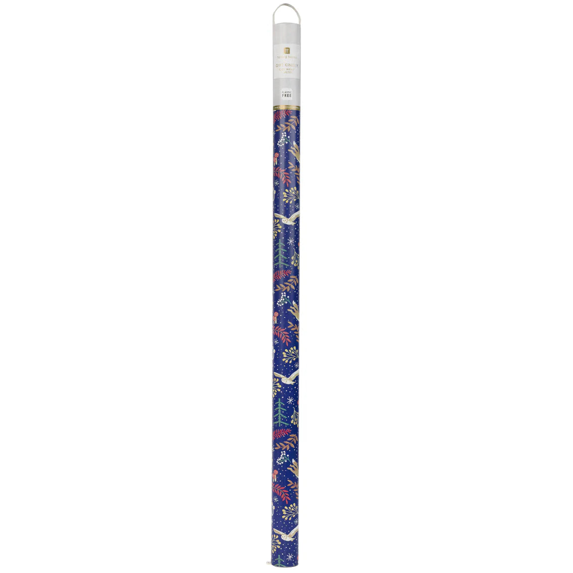 Twilight Blue Recycled Christmas Wrapping Paper - 3m
