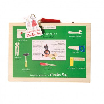 Wooden Tool Box and Tools